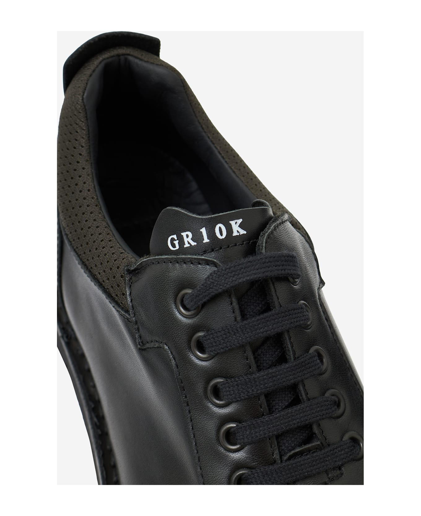 Asphalt Derby Lace Up Shoes - 4