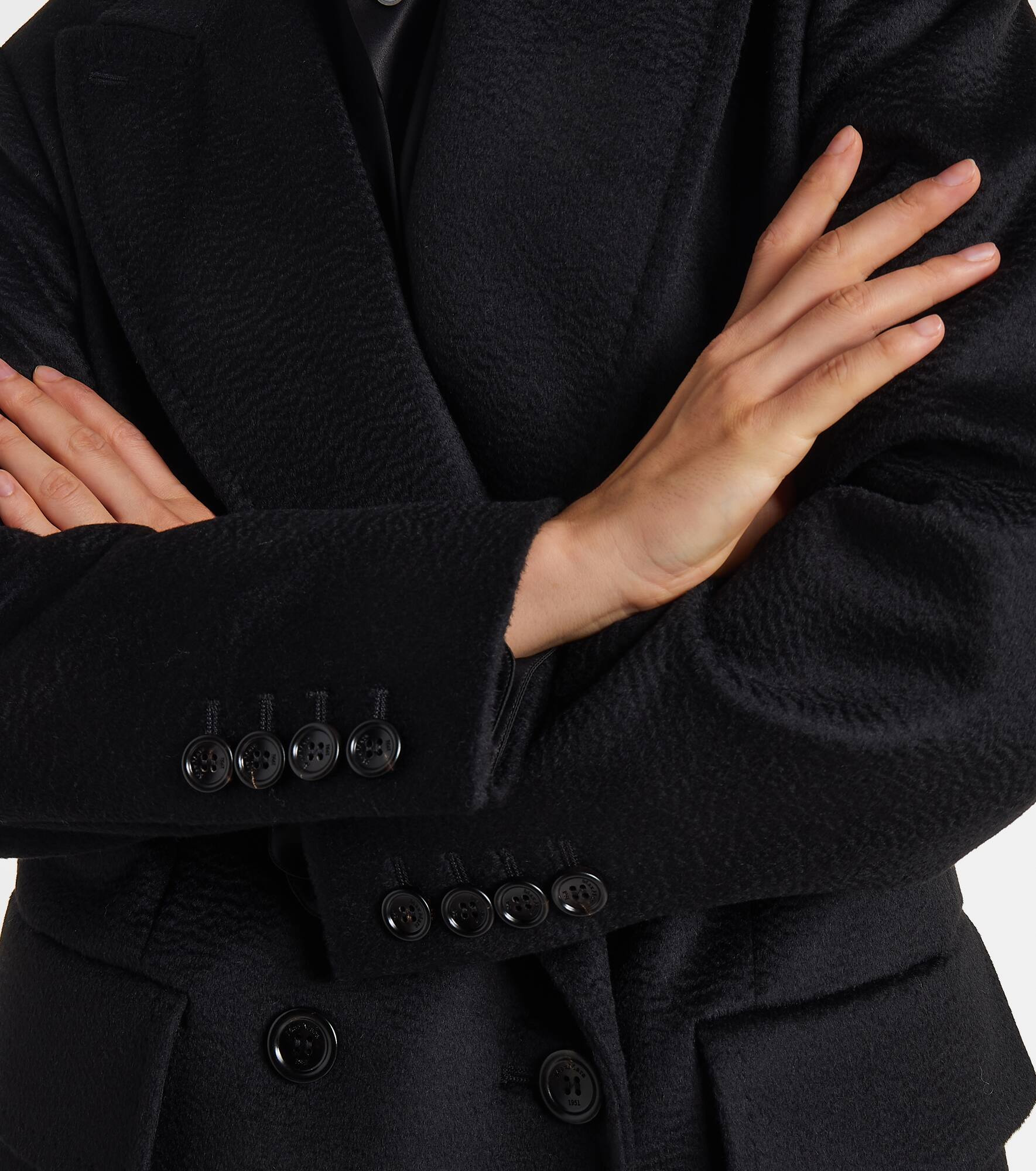 Cosa double-breasted camel hair coat - 5