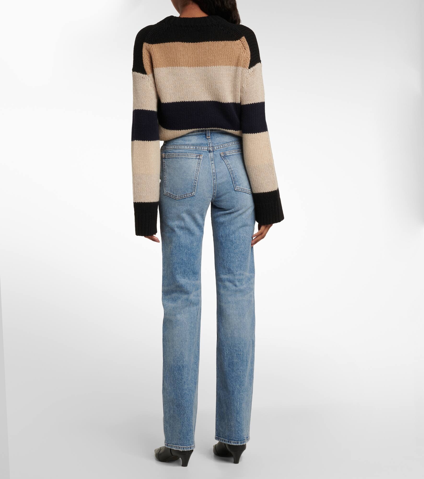 Danielle high-rise straight jeans - 3