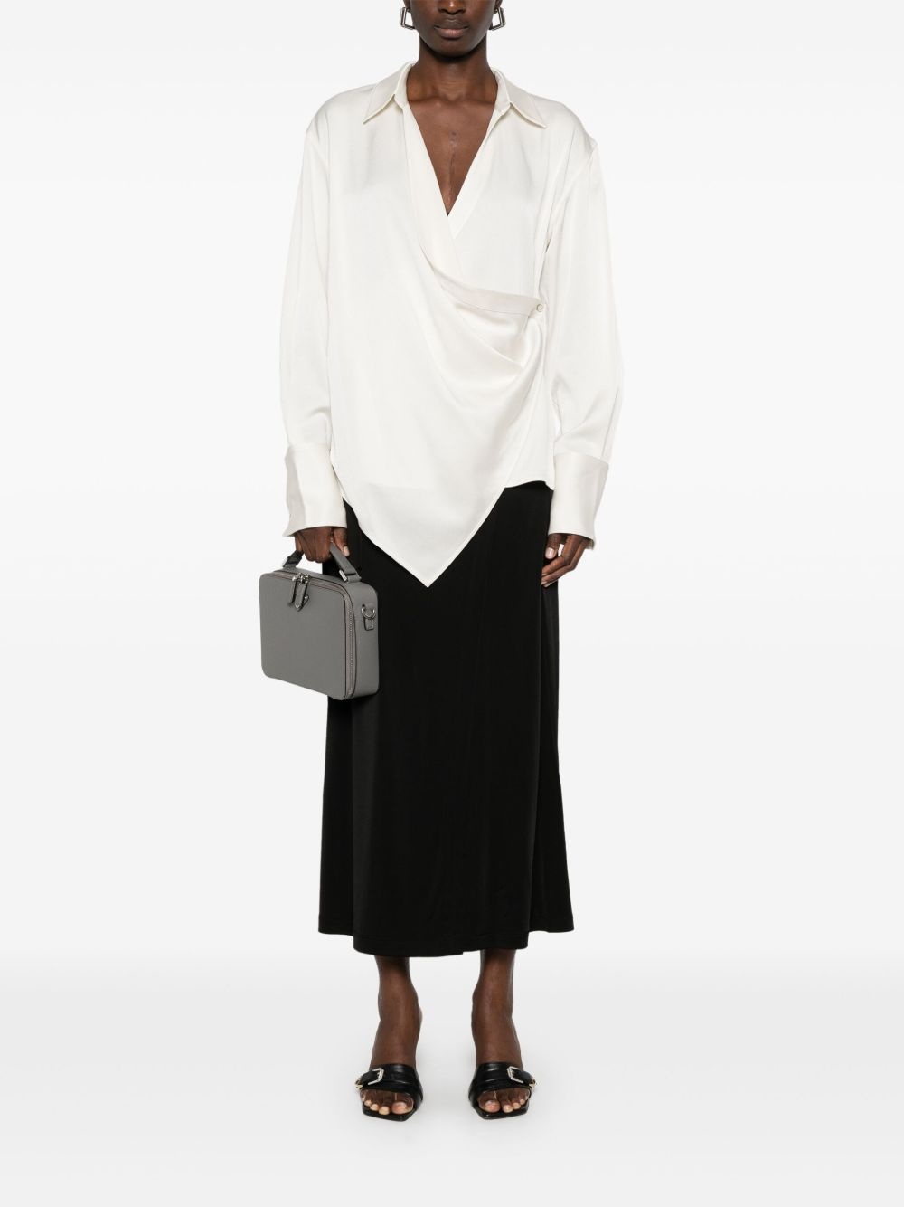 wrap maxi skirt - 2
