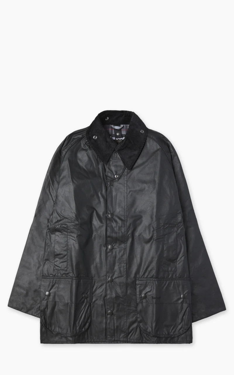 BARBOUR BEAUFORT WAX JACKET BLACK - 1