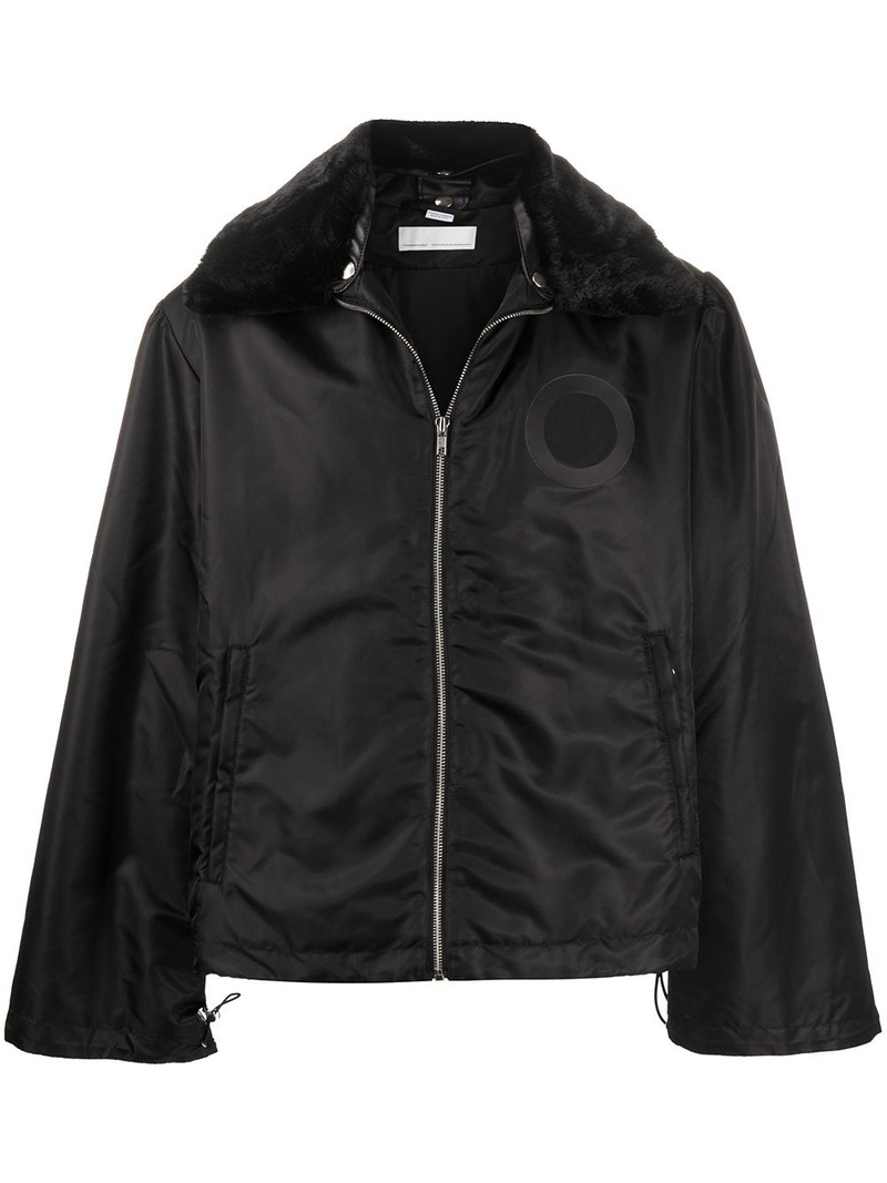 wide collar padded jacket 1