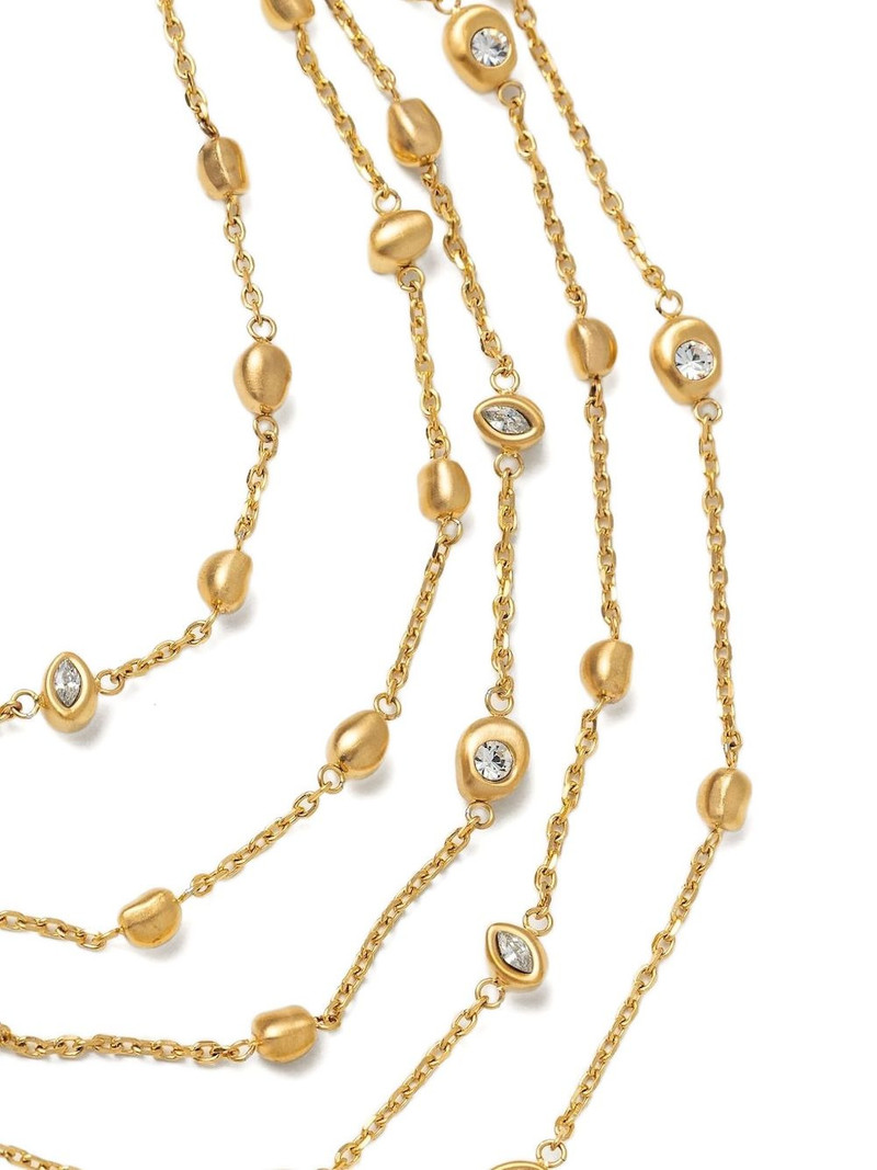 GUESS USA beaded crystal necklace outlook