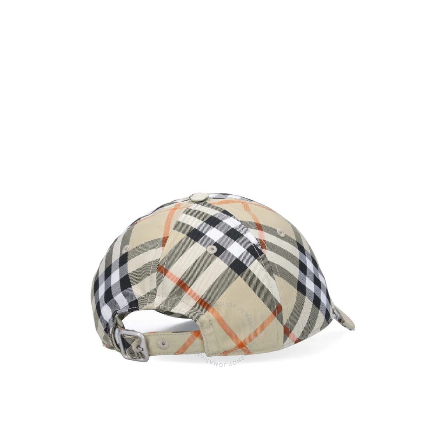 Burberry Equestrian Knight-Applique Checked Baseball Cap - 2