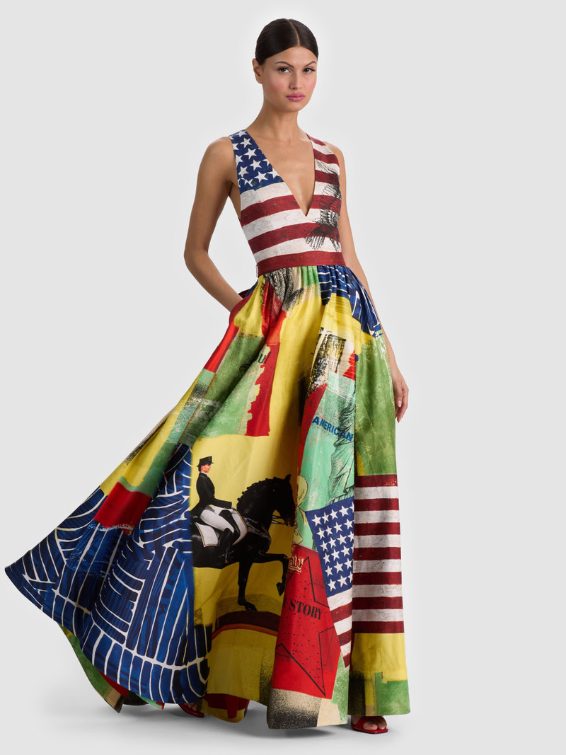 DARCIE FLARED GOWN 4