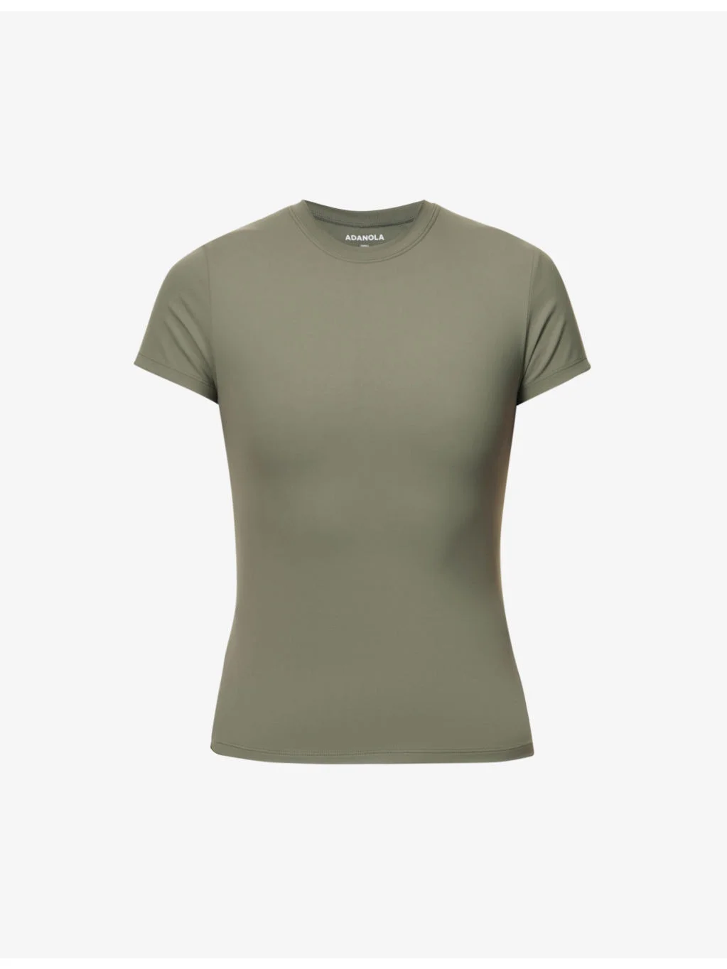 Soft Basics brand-print stretch-woven T-shirt - 1