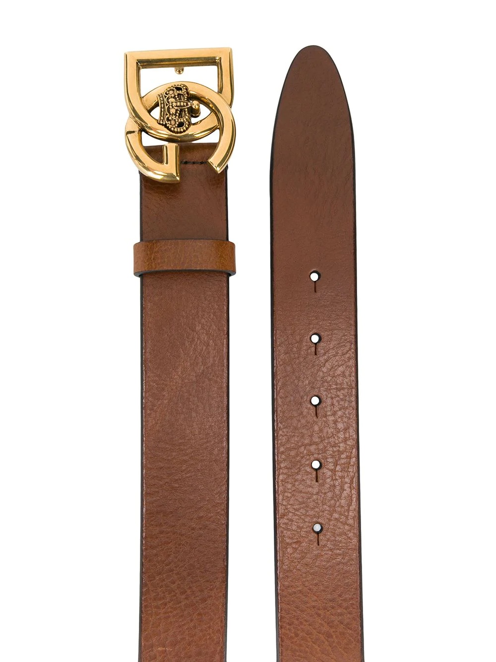 crown logo buckle belt - 2