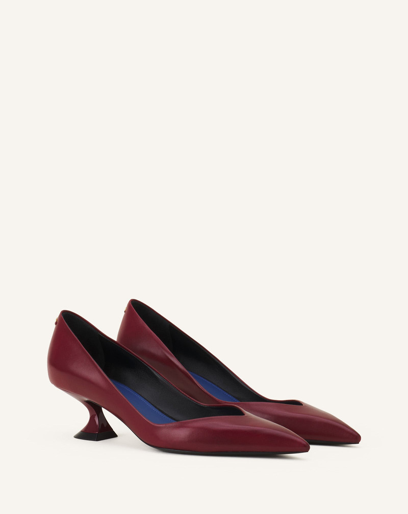 Lanvin MIDNIGHT STEP PUMP IN LEATHER outlook