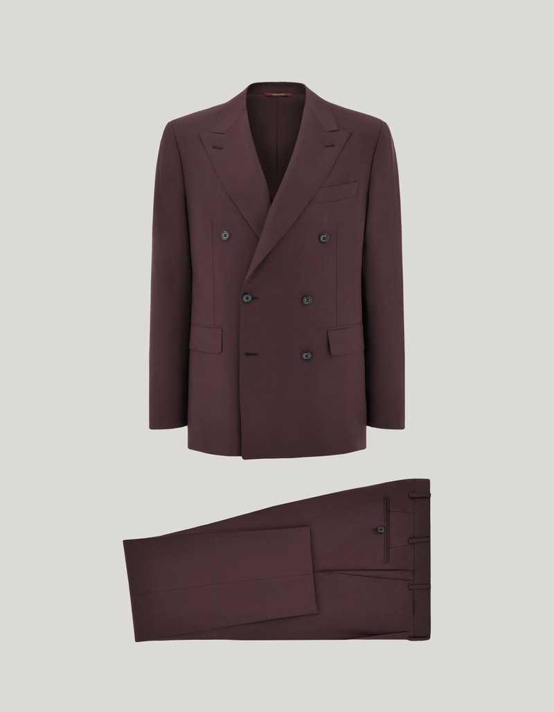 DARK BROWN MODERN FIT SUIT IN WOOL SALLIA 1