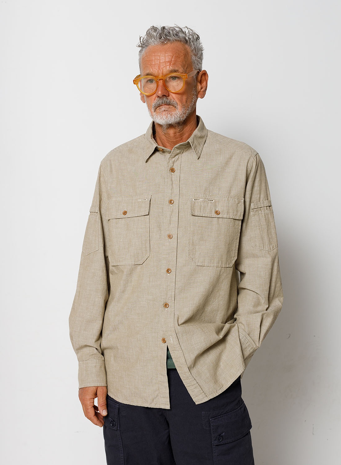Field Shirt in Tan - 3