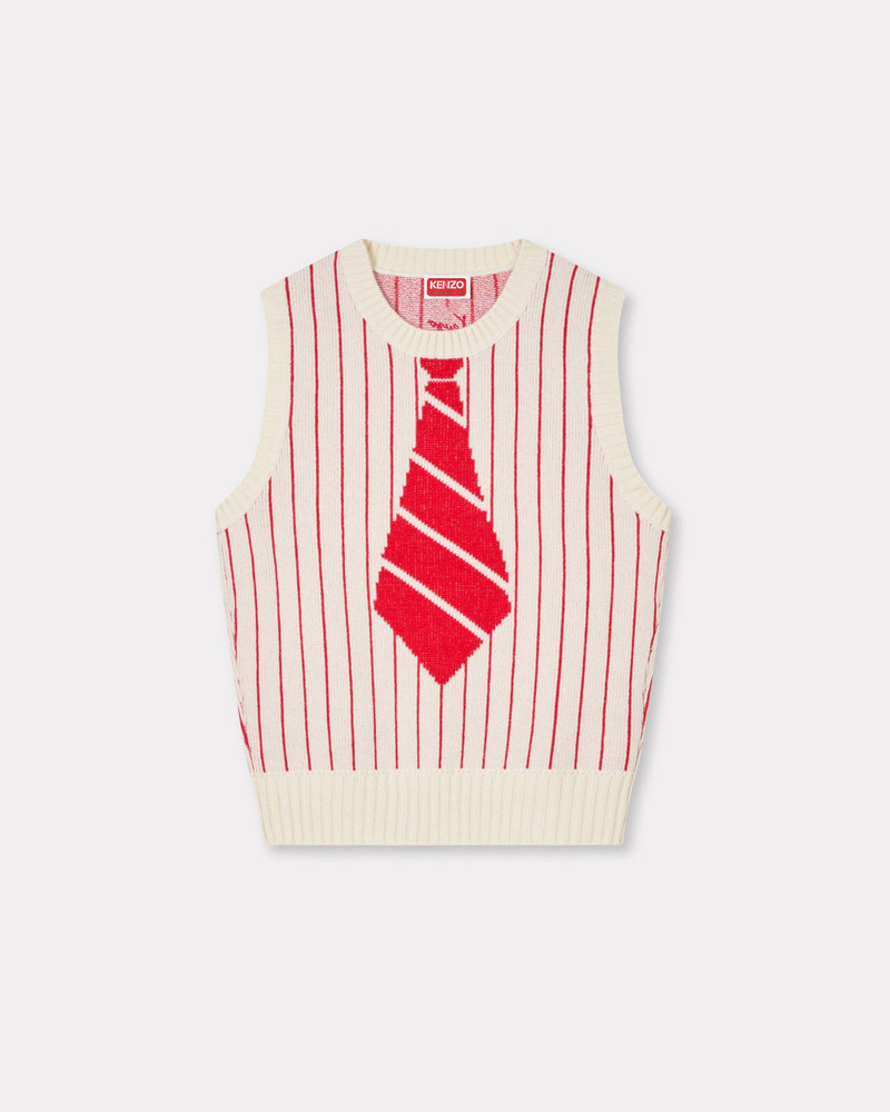 'KENZO Trompe l'œil' vest in wool cotton 1