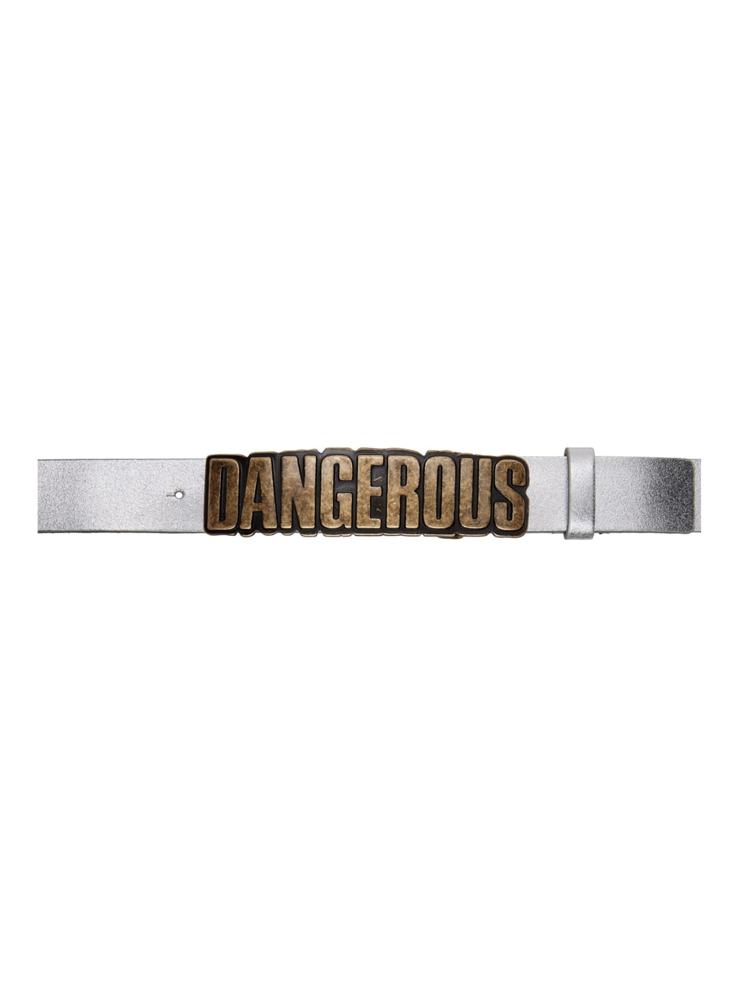Silver 'Dangerous' Belt - 1