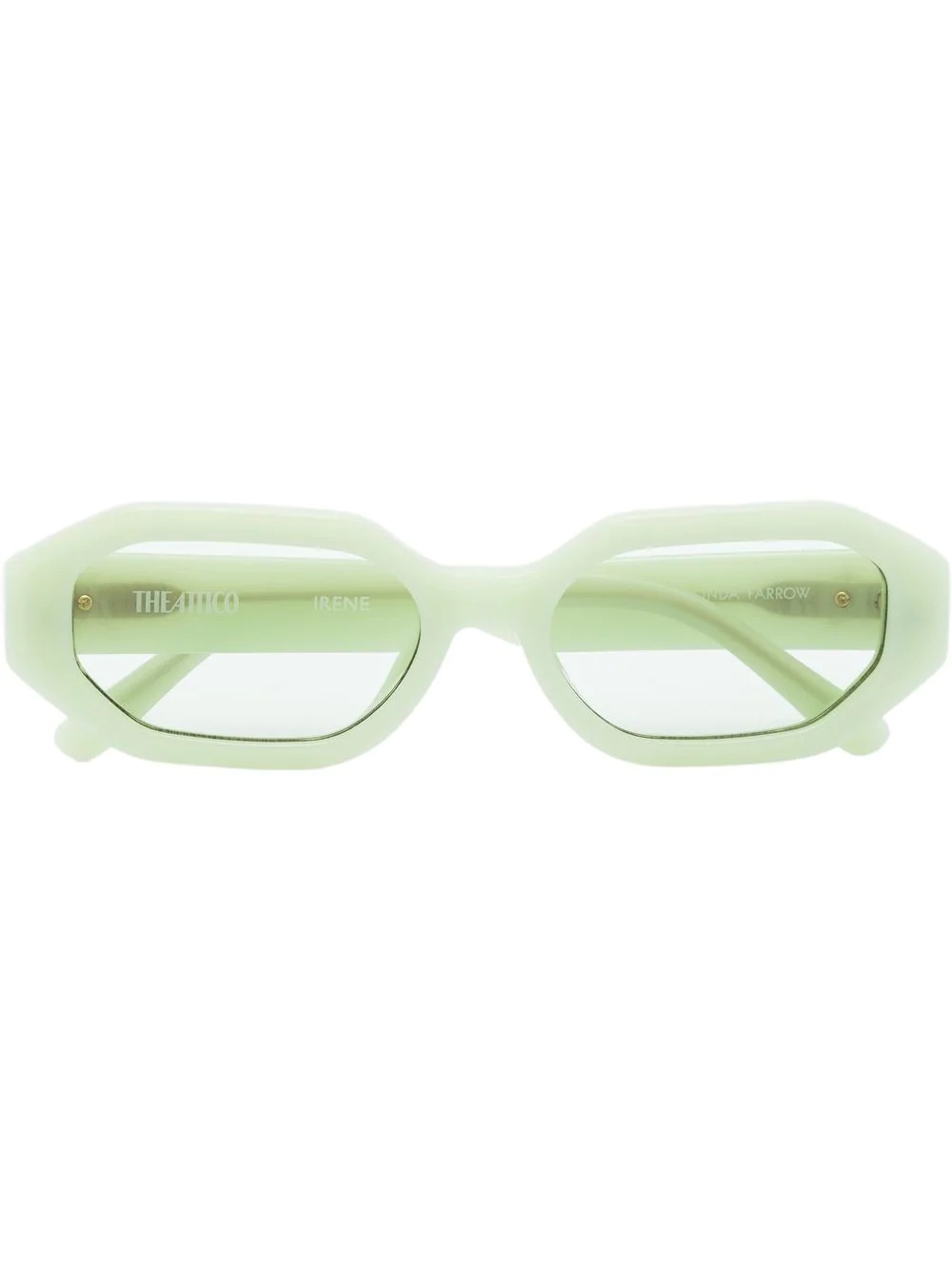 x Attico Irene rectangular-frame glasses - 1