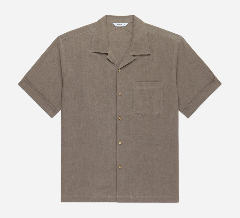 Vacation Shirt - Almond Linen - 1