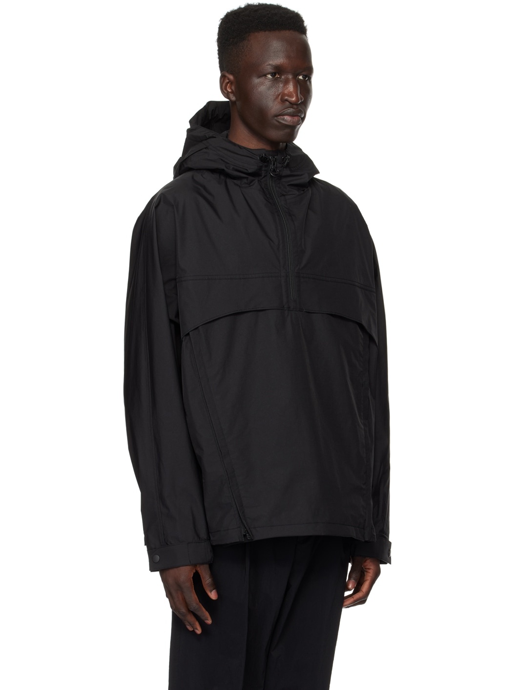 Black Half-Zip Jacket - 2