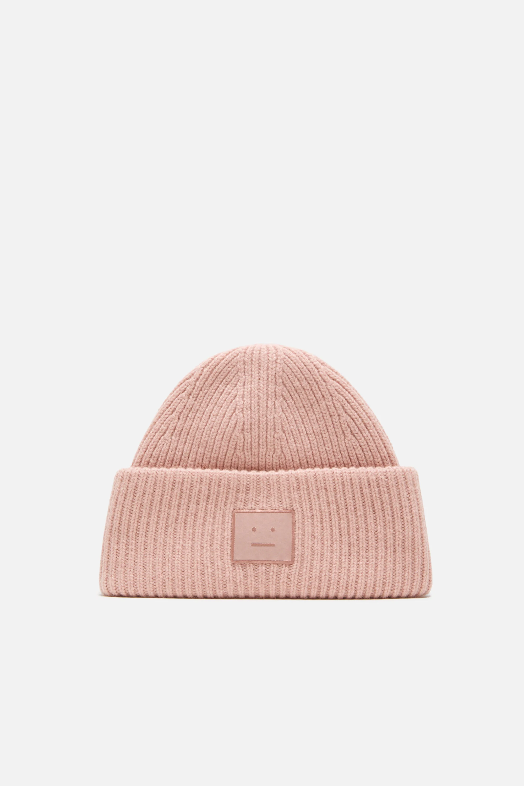 Face logo beanie - Yak - Dirty pink - 1
