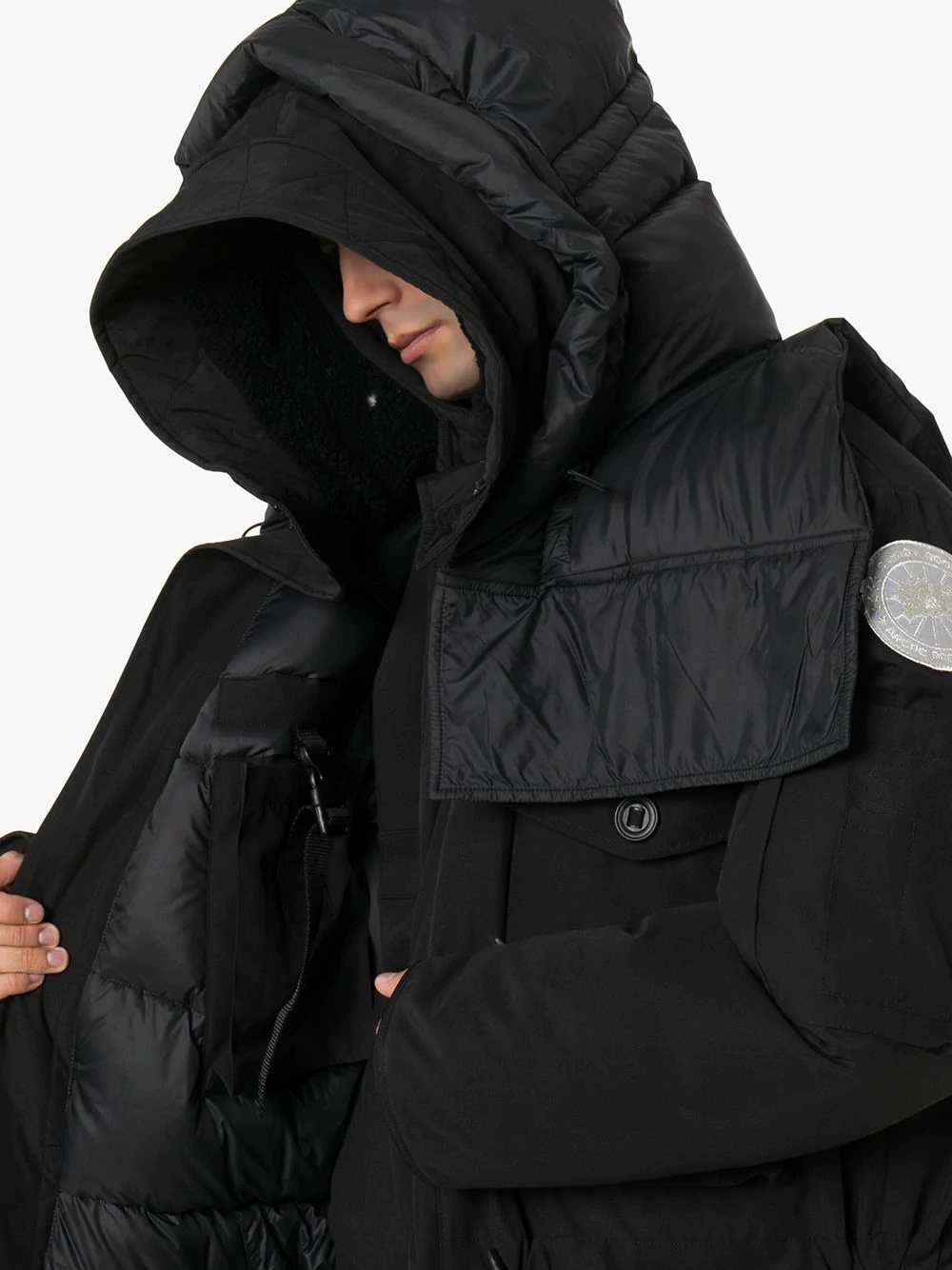 X Juun.J Expedition hooded parka coat - 5