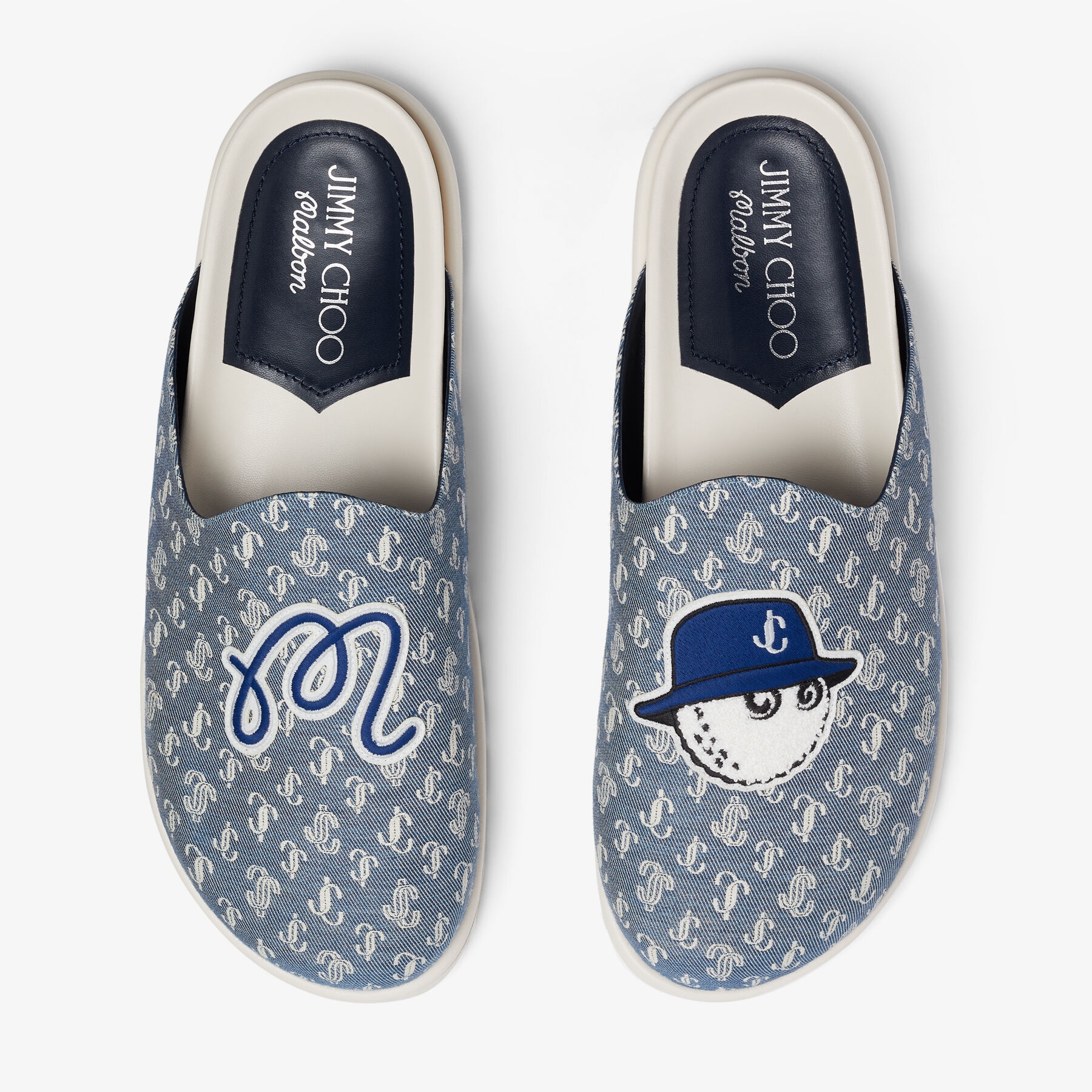 Jimmy Choo / Malbon Mule/M
Denim Monogram Mules - 4