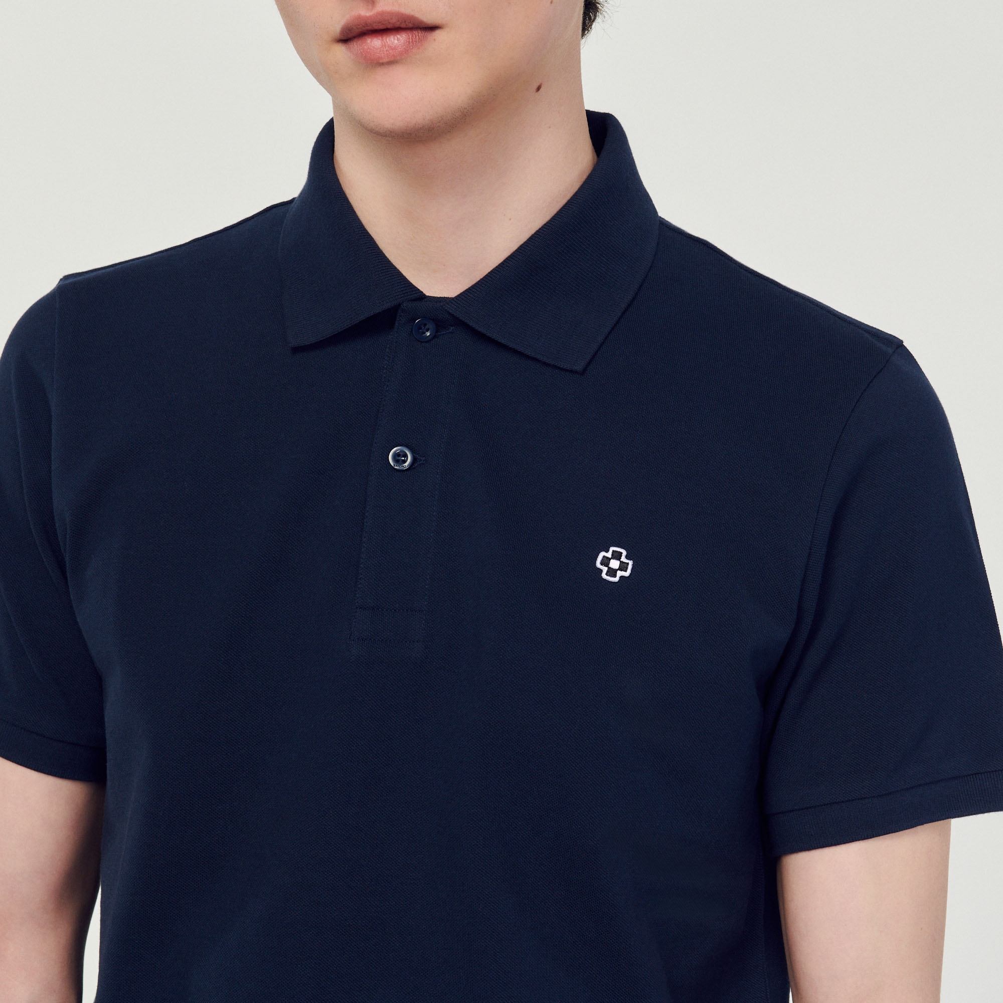 Polo shirt with Square Cross patch - 4
