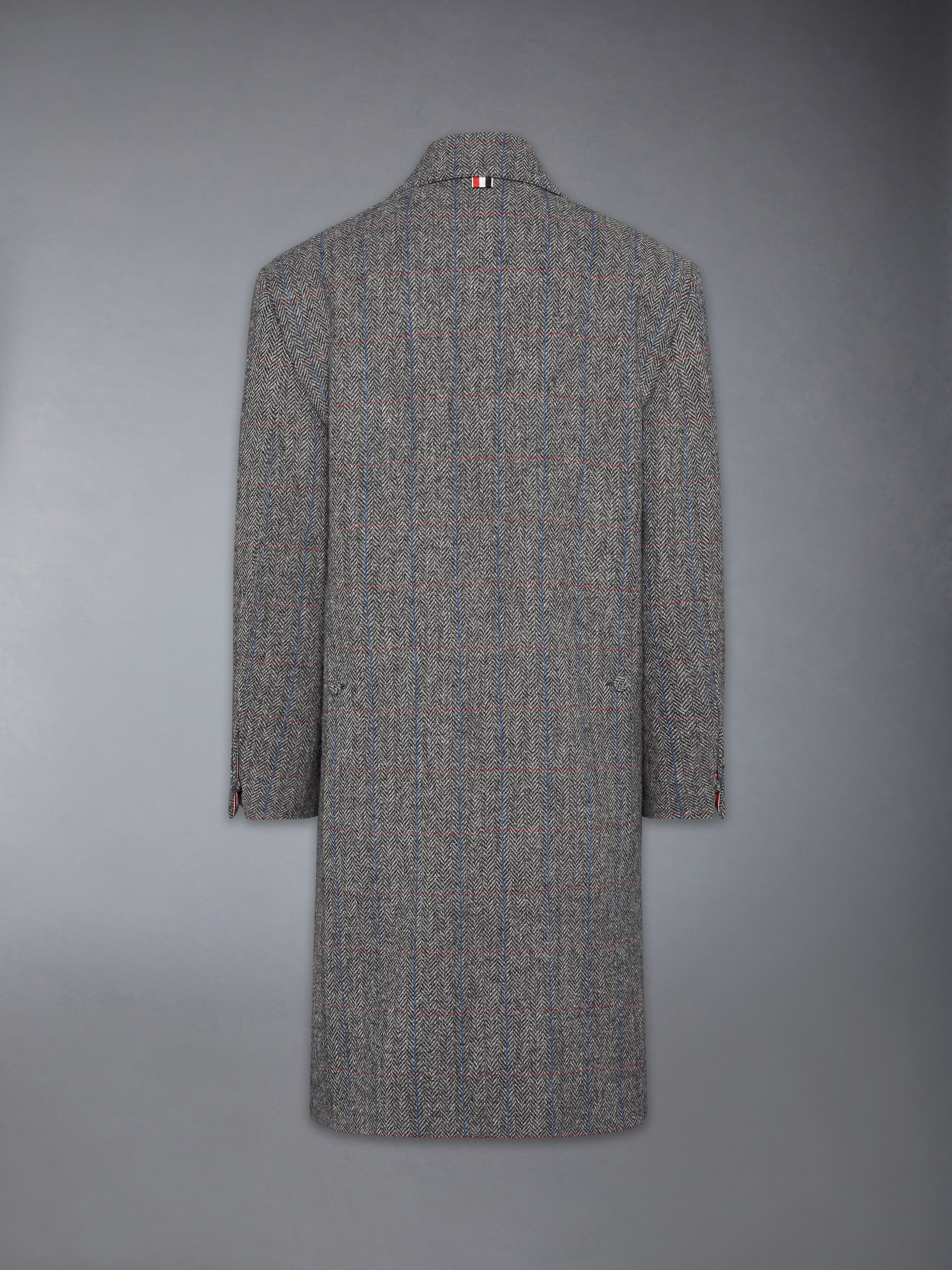 HUNTING TWEED OVERSIZED PEACOAT - 9