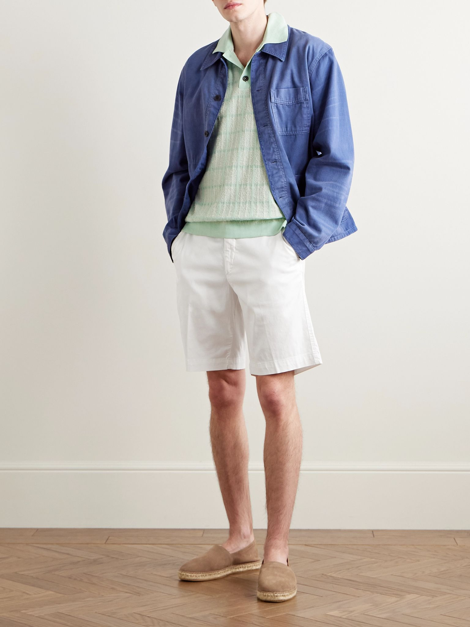 Ponche Lyocell and Cotton-Blend Bermuda Shorts White - 2