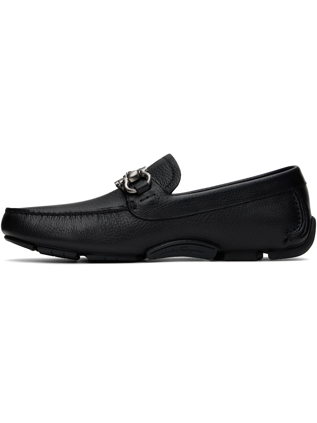 Black Gancini Ornament Driver Loafers - 3