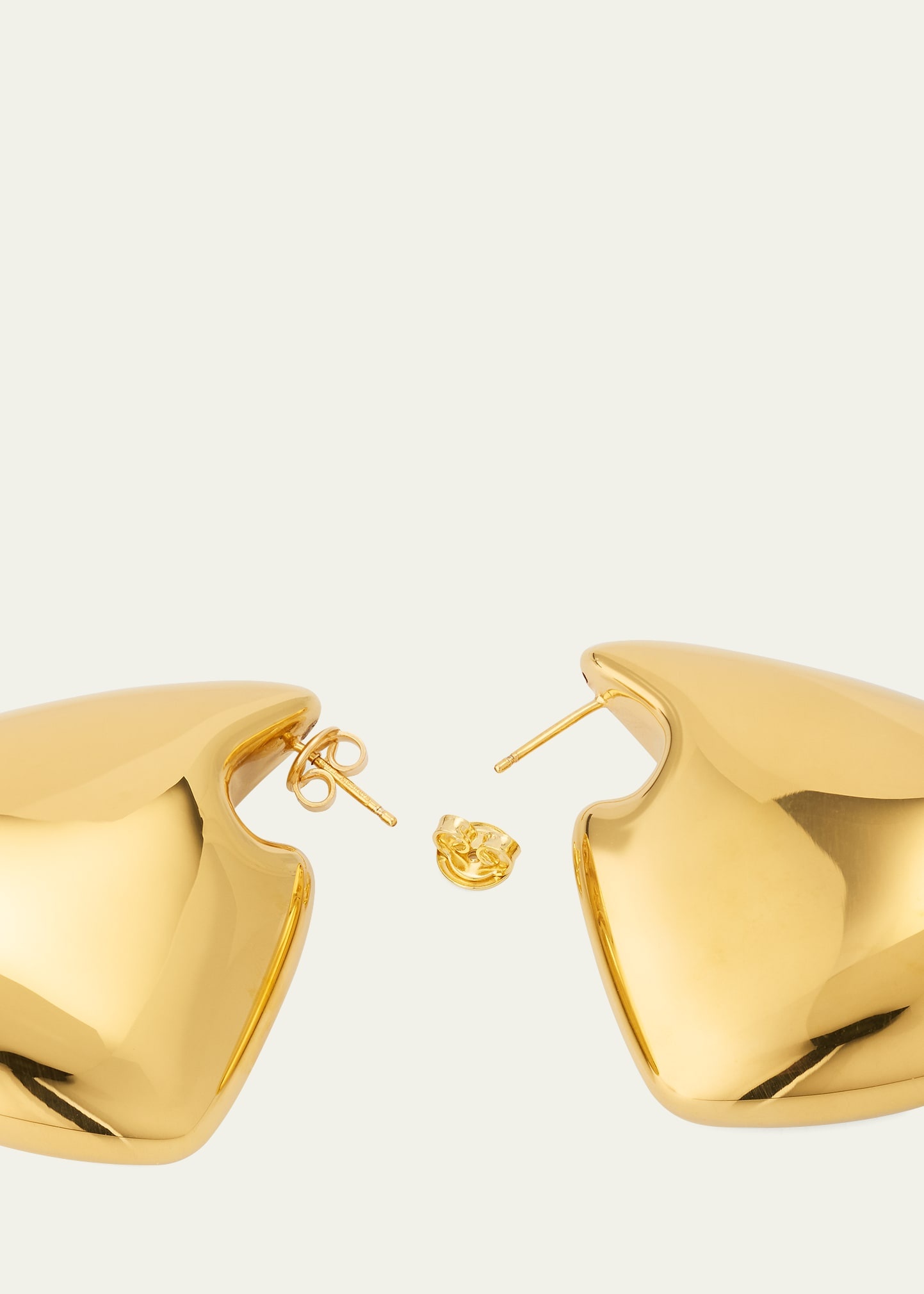 18K Gold-Plated Large Drop Earrings - 4