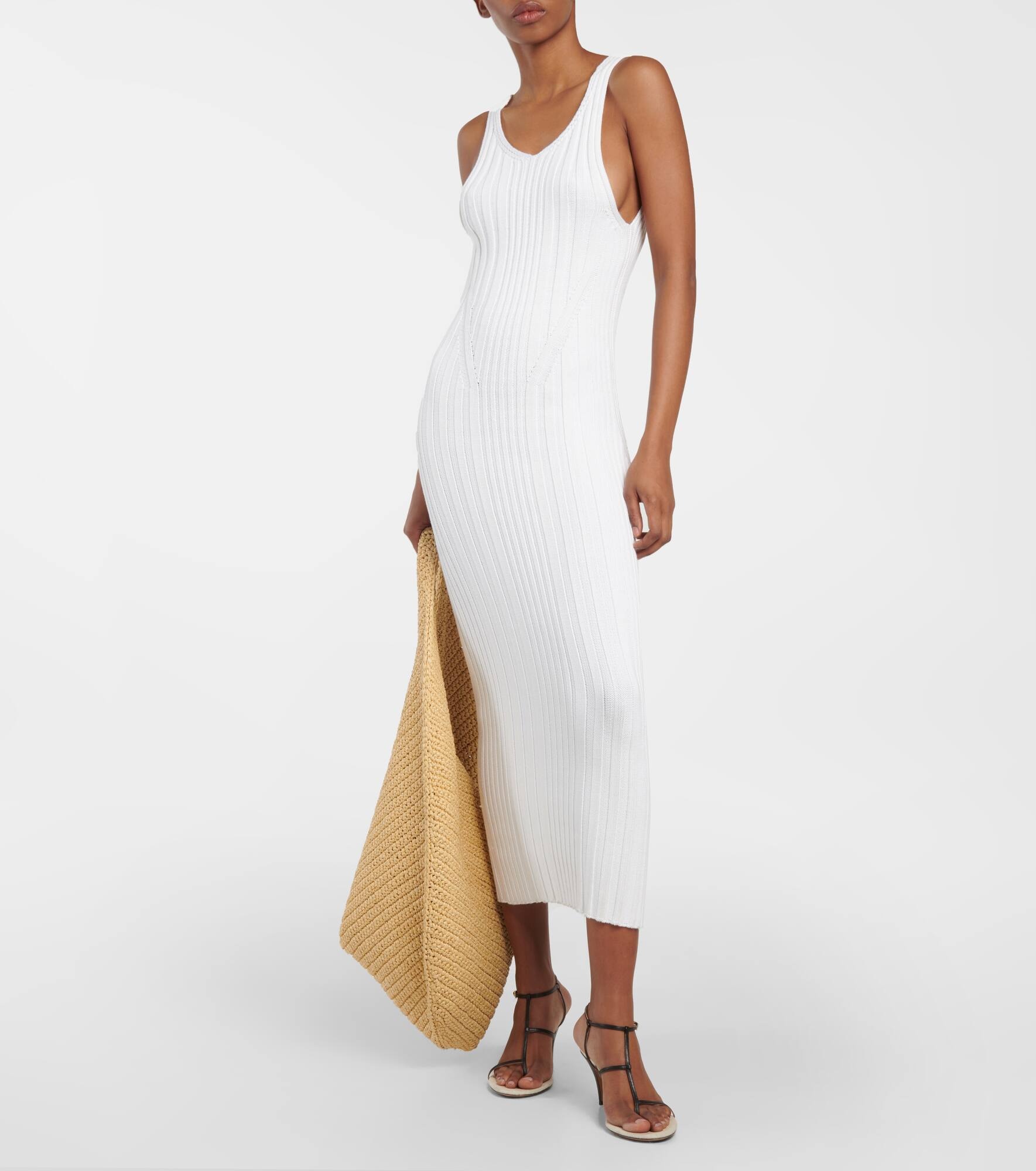 Ottilie cotton-blend midi dress - 2