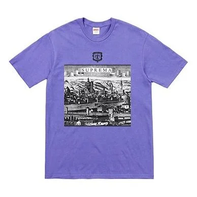 Supreme SS18 Fiorenza Light Purple Tee SUP-SS18-0109 - 1