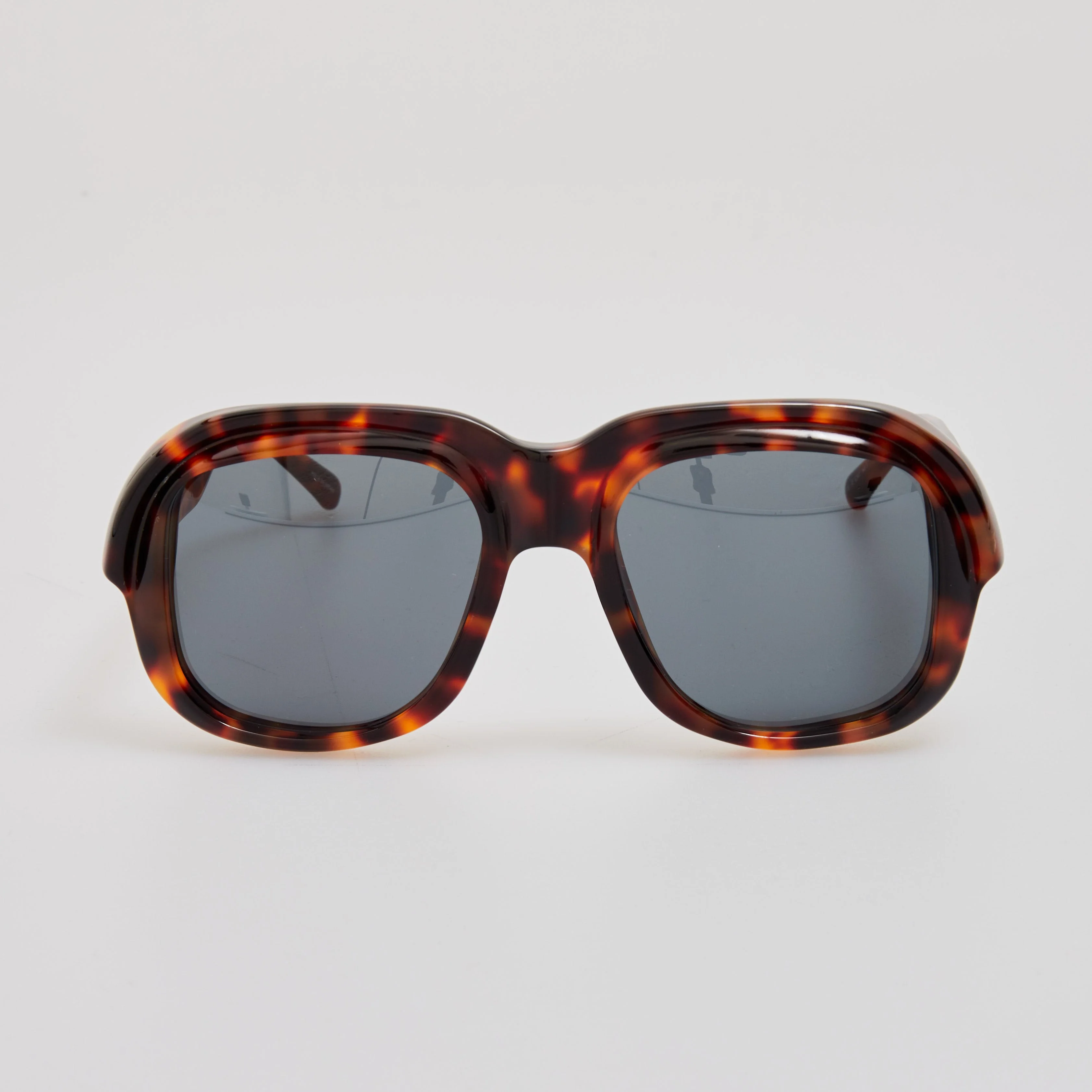 Oversize Sunglasses in Tortoiseshell - 1