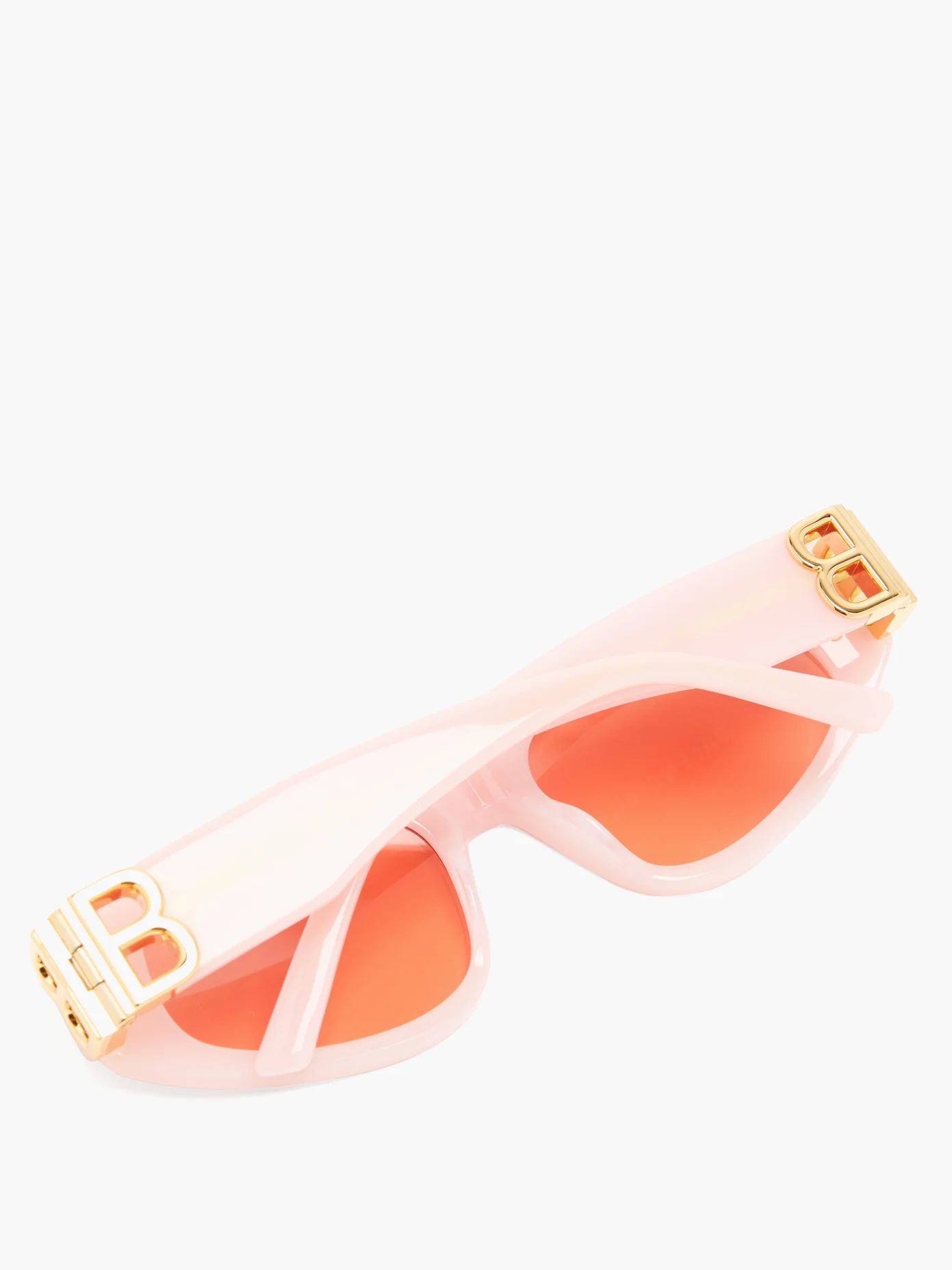 Oval acetate sunglasses - 2