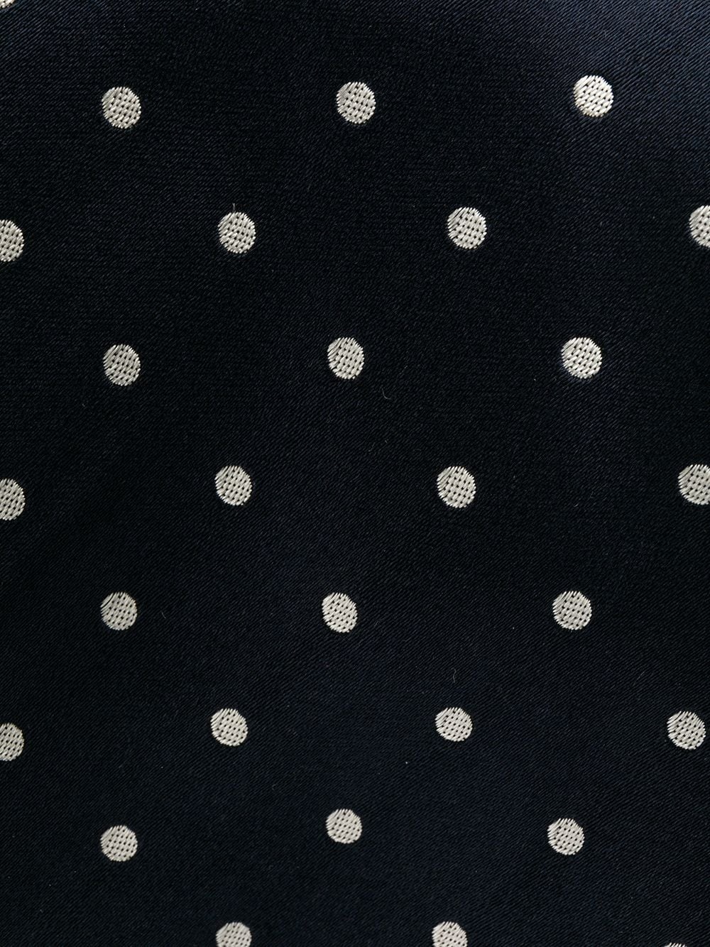 polka-dot silk tie - 2