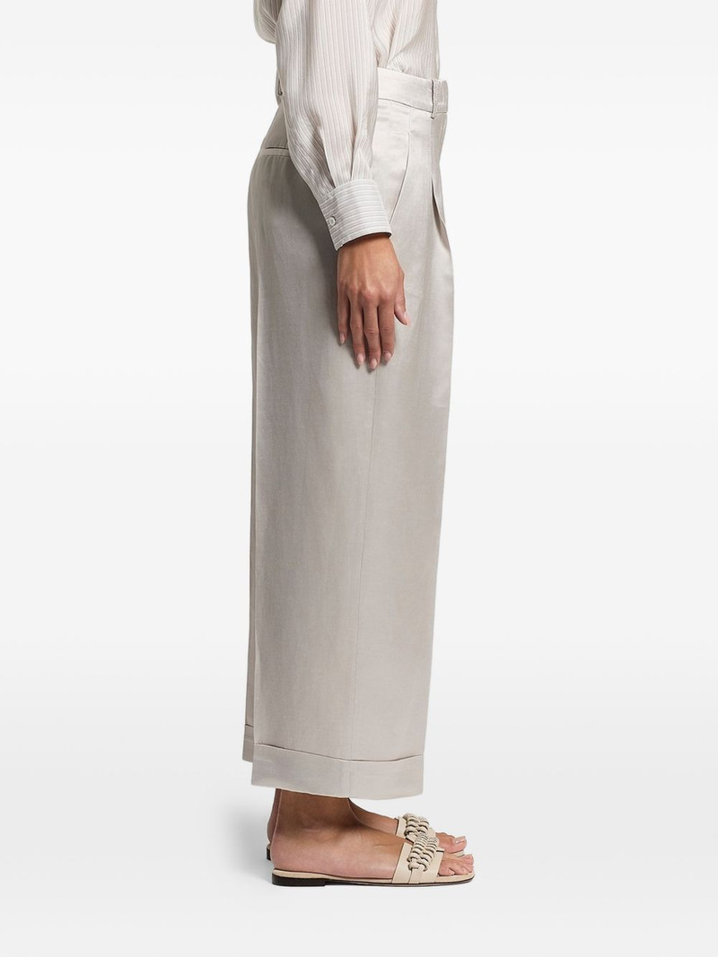 cuffed satin trousers 1