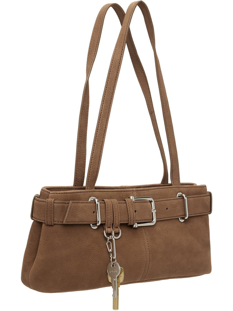 OSOI Brown Shoulder Brocle Mini Bag outlook