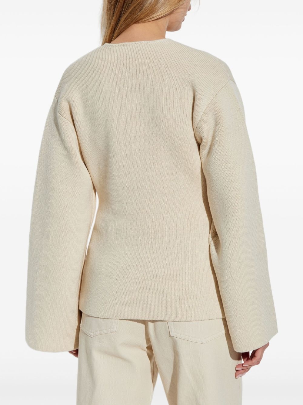 Tinley double-breasted bell-sleeve blazer - 4