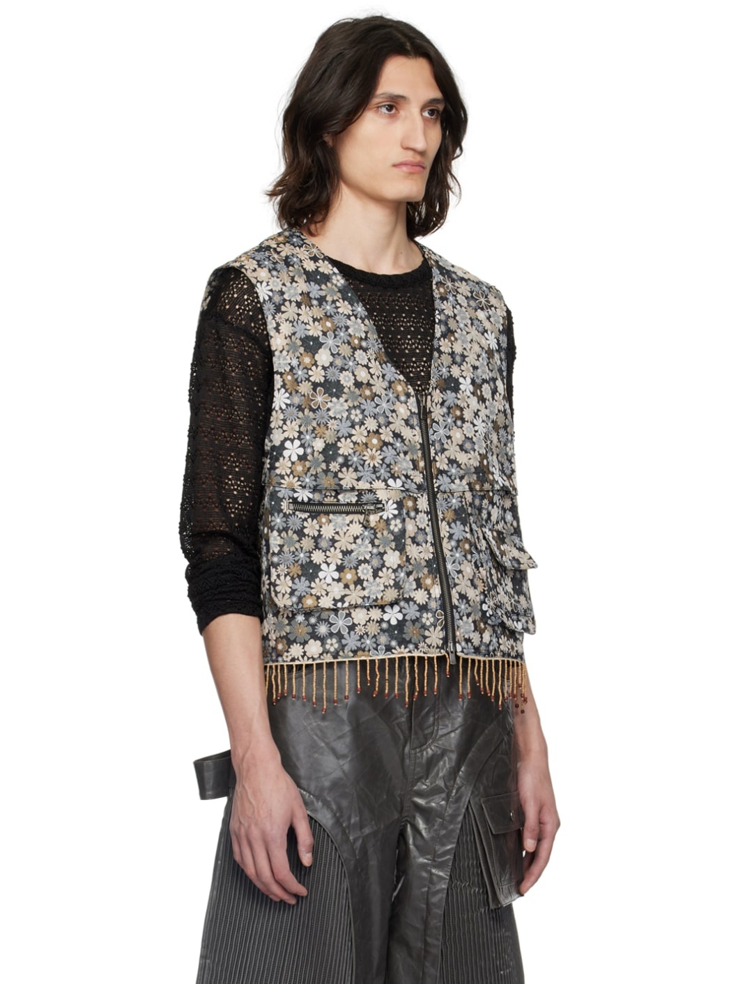 Multicolor Flower Vest - 2