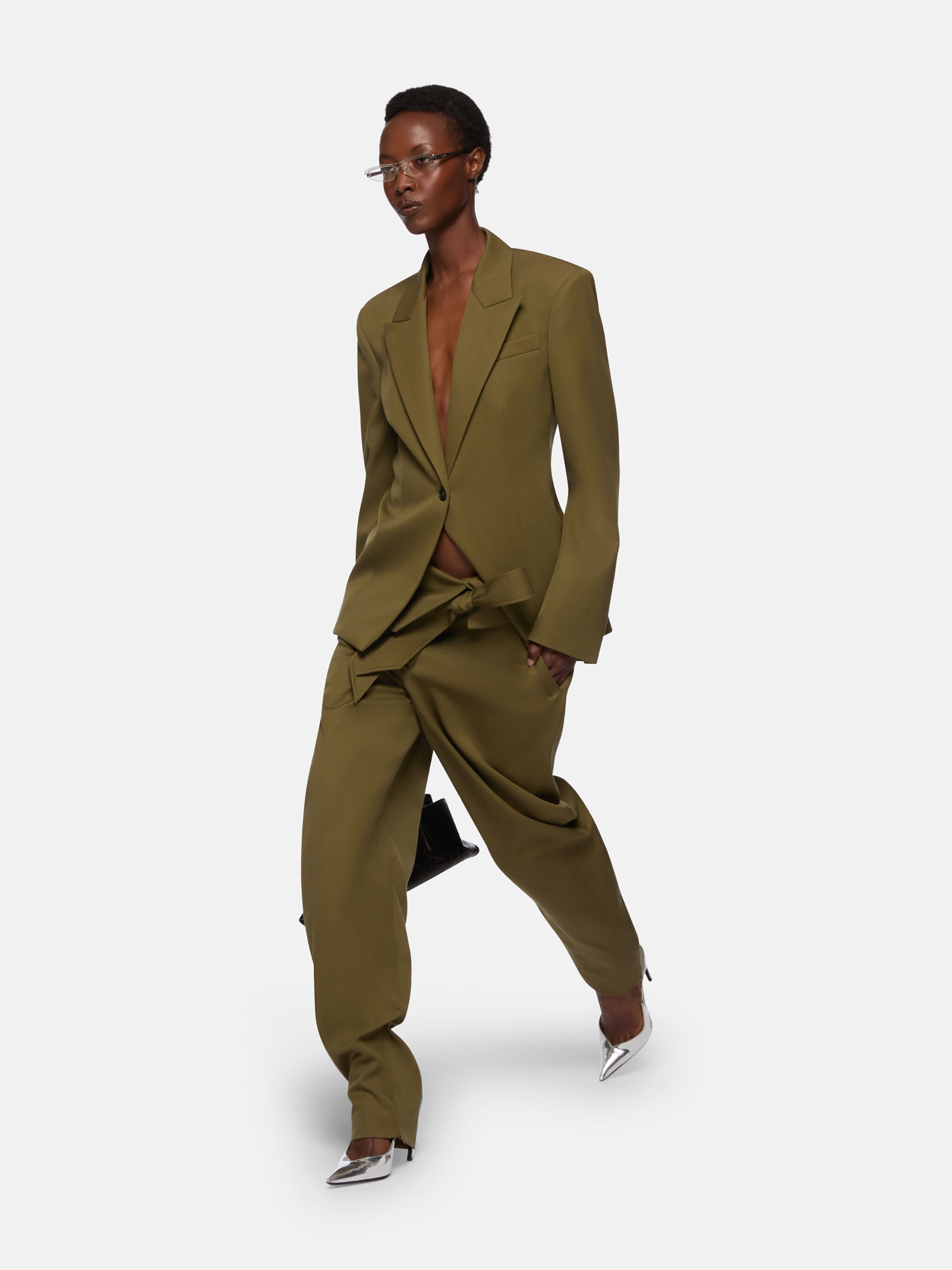 MILITARY GREEN JACKET - 4