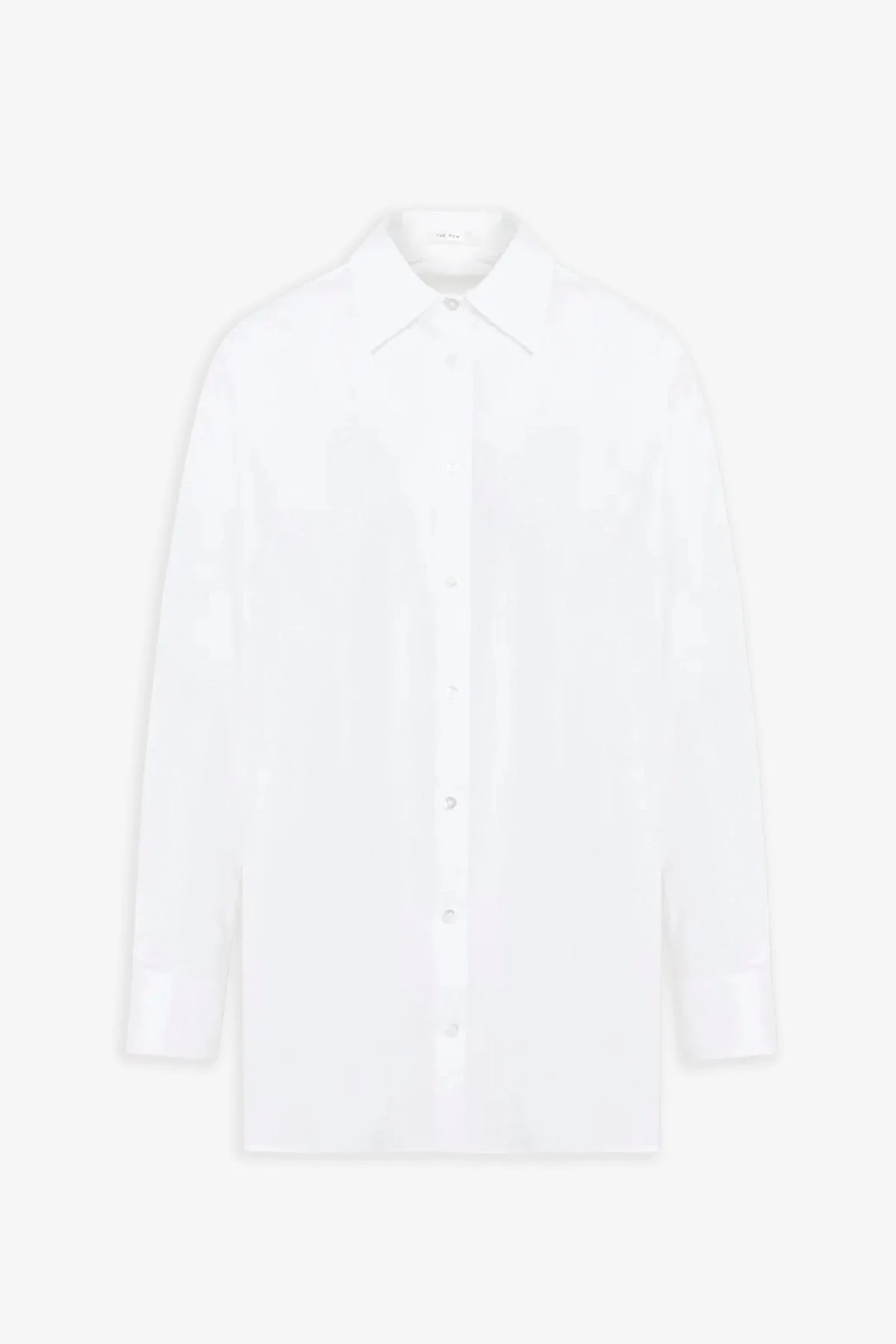 Luka white cotton poplin shirt - 1