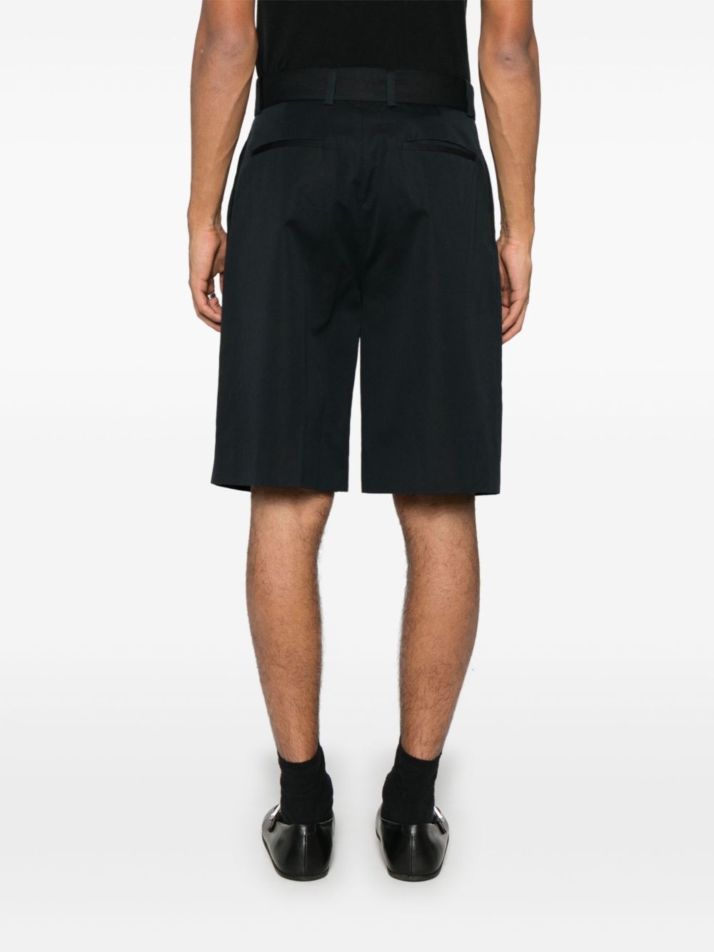 cotton poplin shorts - 4
