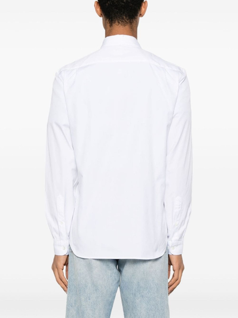 logo-patch cotton shirt 4