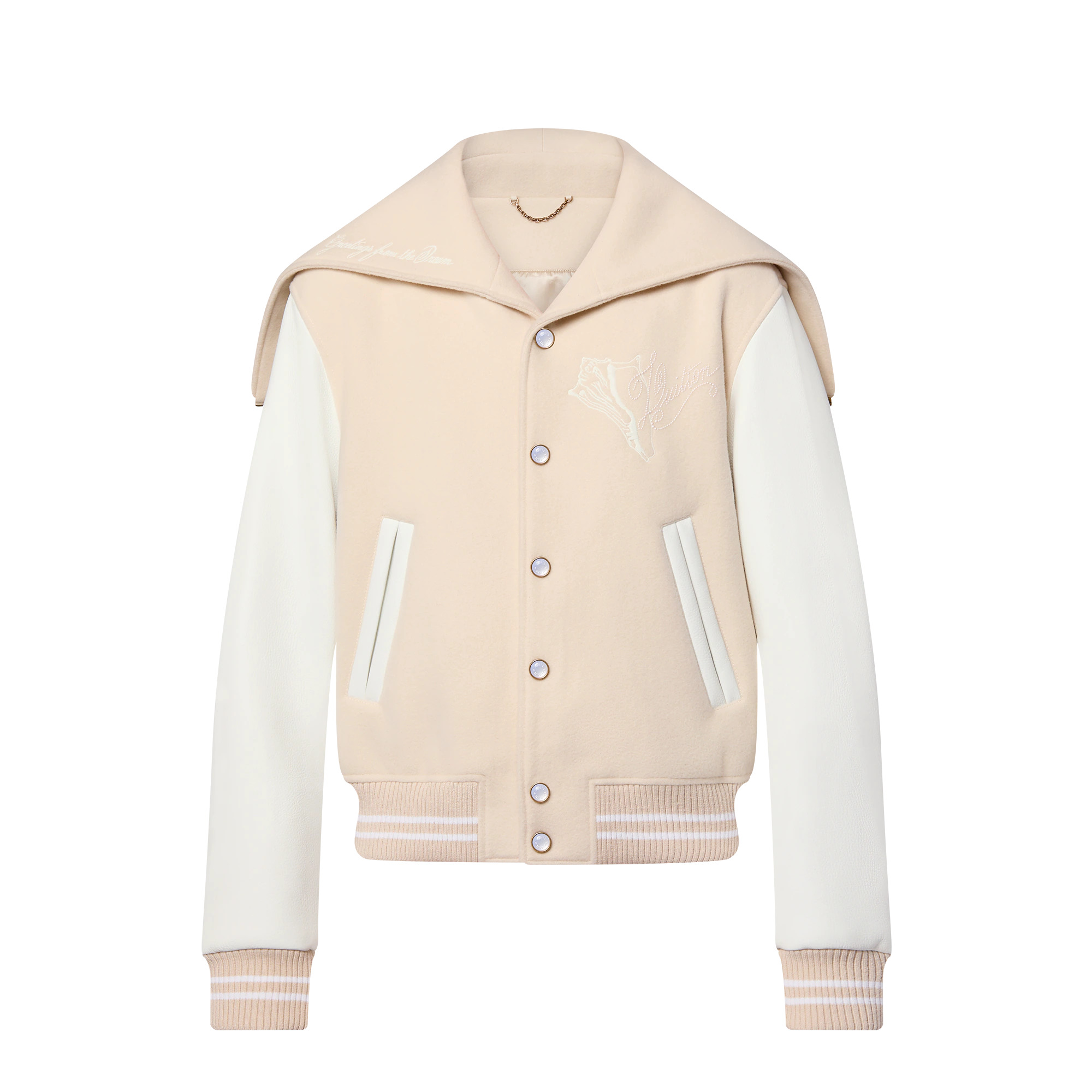 Calfskin Sailor Varsity  Jacket - 3