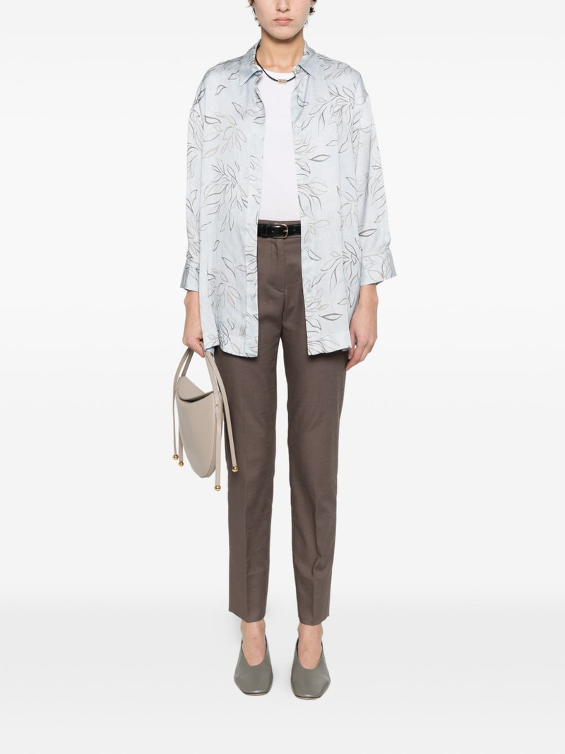 PESERICO floral-print shirt outlook