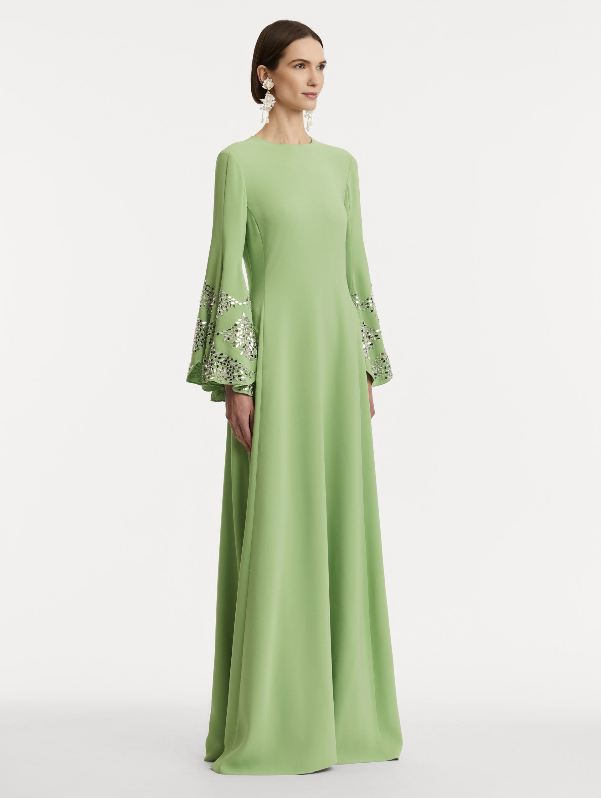 FERN EMBROIDERED CAFTAN - 4