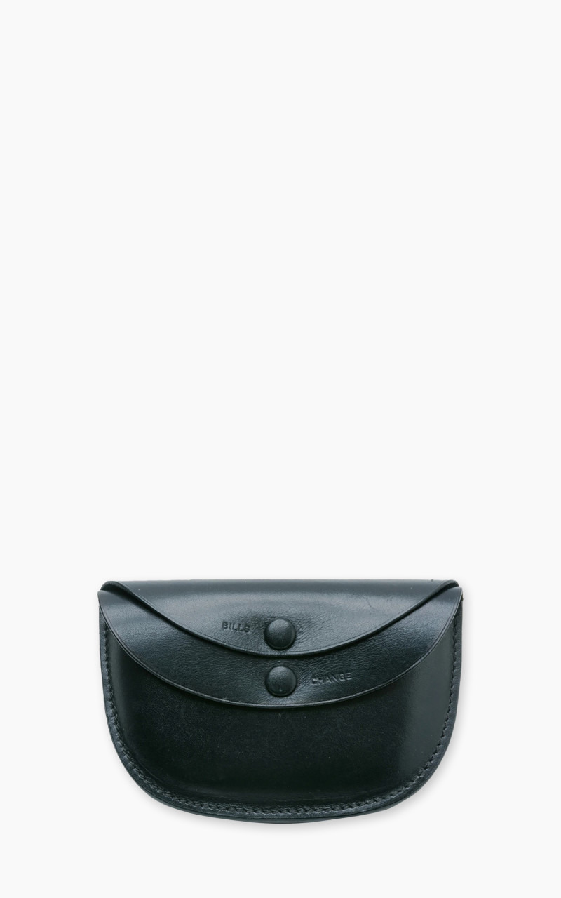 ROUND WALLET SMALL BLACK - 1