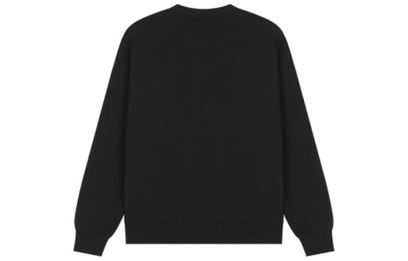 New Balance New Balance Classic Logo Sweatshirt 'Black White' AMT23359-BK outlook