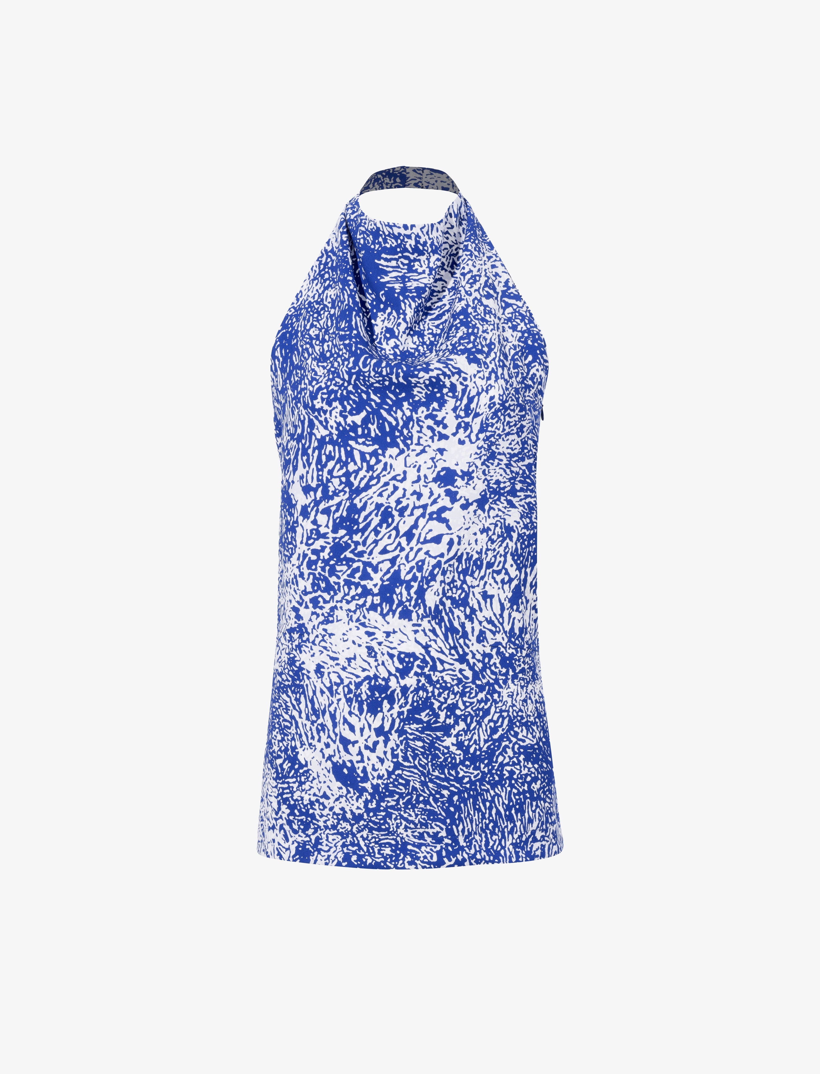 Theda Top in Printed Viscose Crepe - 1