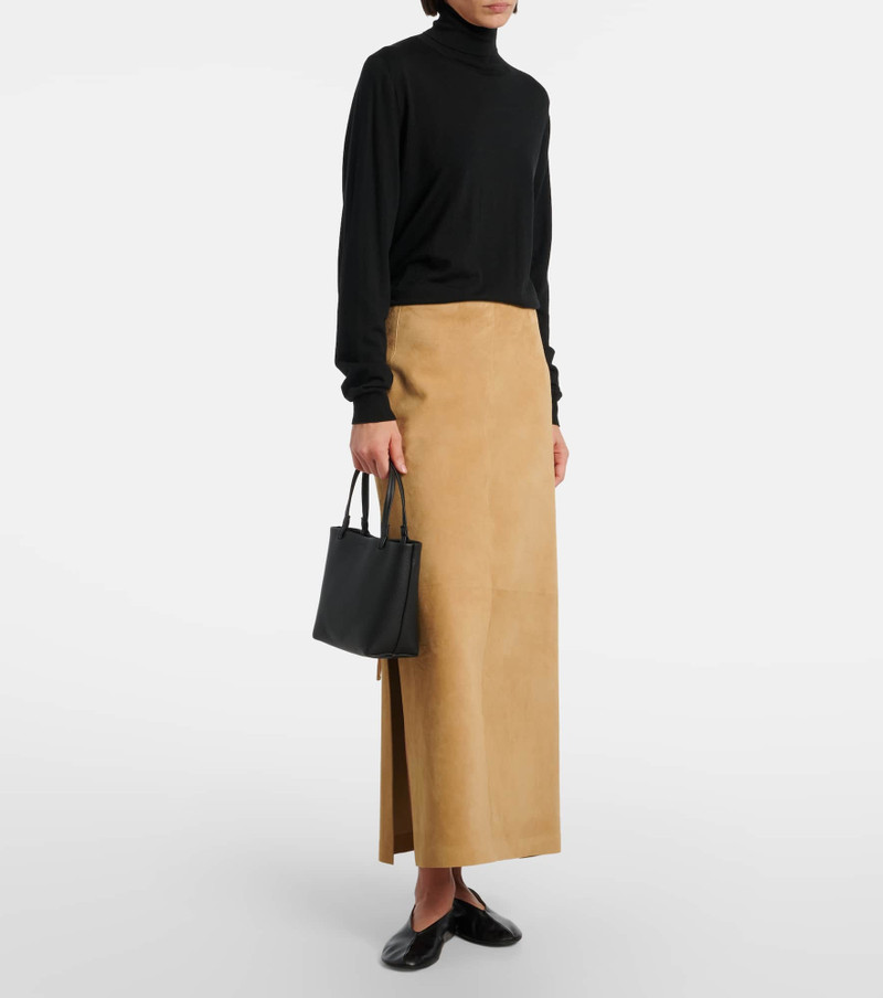 The Row Park Small leather tote bag outlook