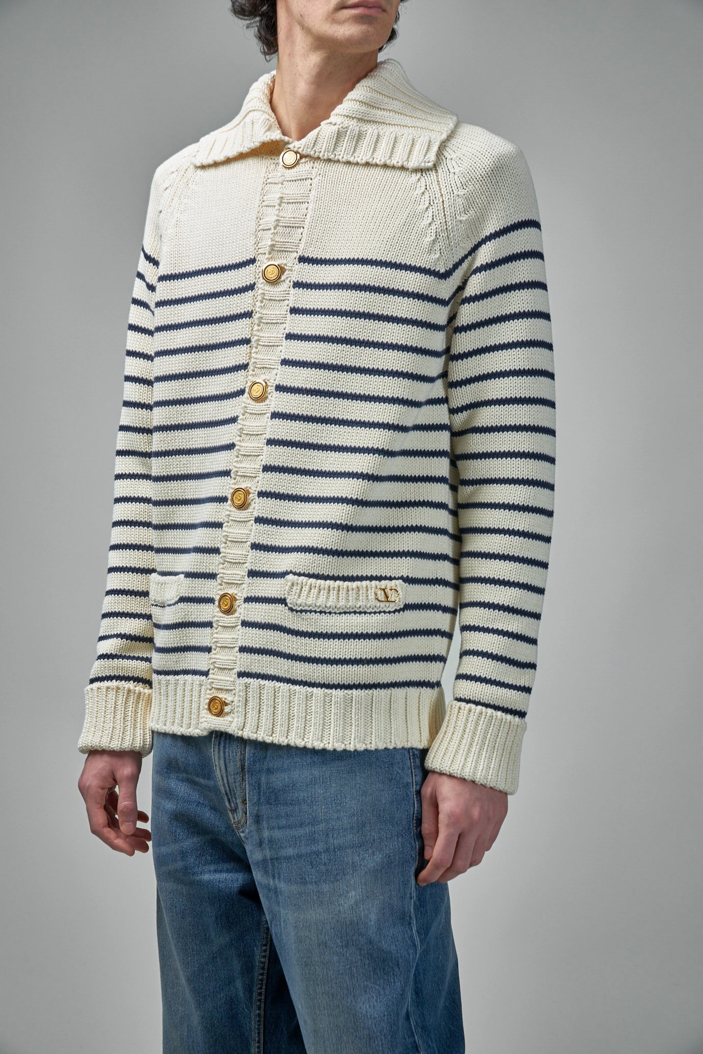 Striped Cardigan - 4