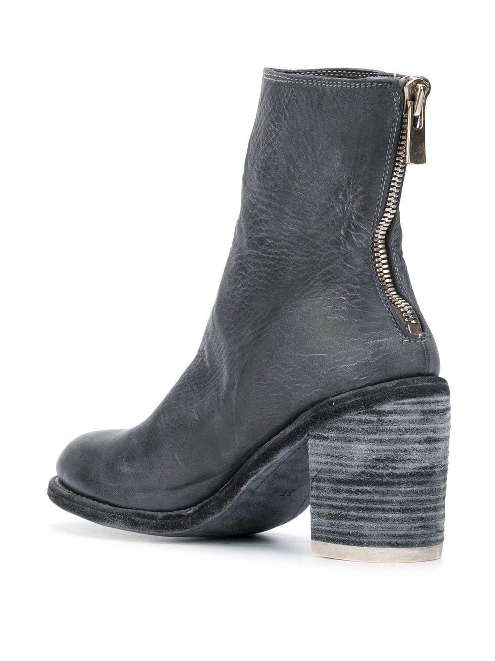 back zip ankle boots - 3