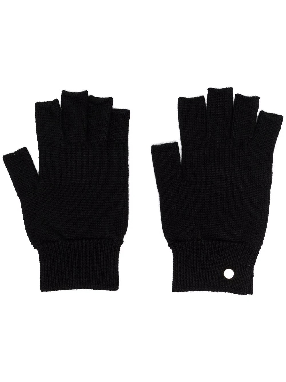 fingerless cashmere gloves - 1